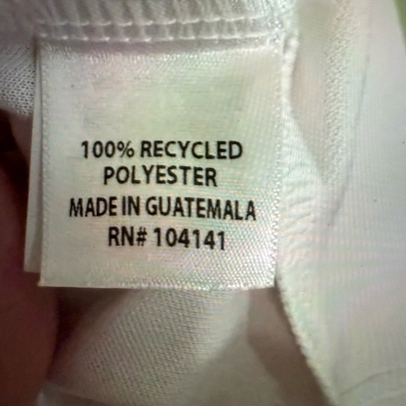 NWT Walter Hagen Clubhouse Pique Sleeveless Golf polo in white - Picture 9 of 10